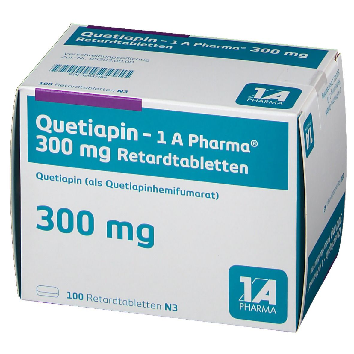 Quetiapin 1A Pharma® 300Mg