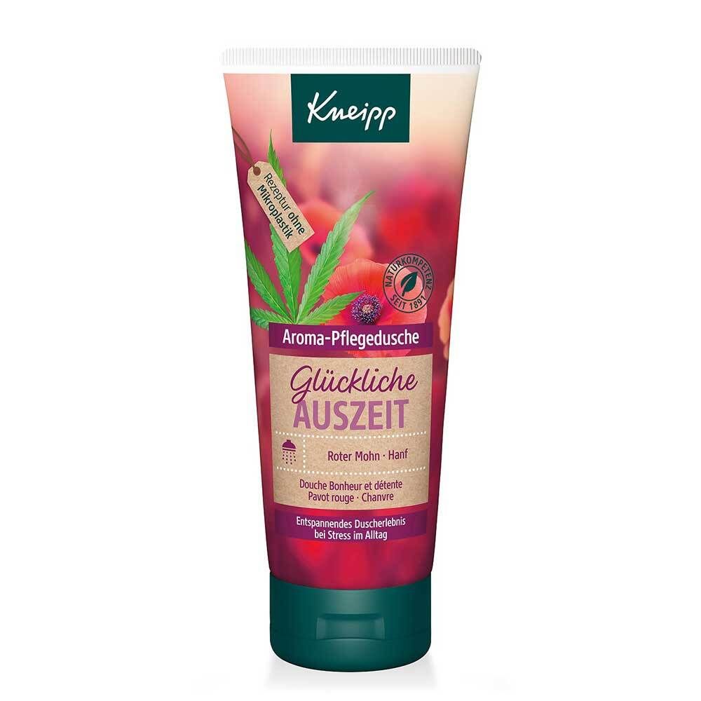Aroma-Pflegedusche Glückliche Auszeit Roter Mohn Hanf 200 ml Duschgel