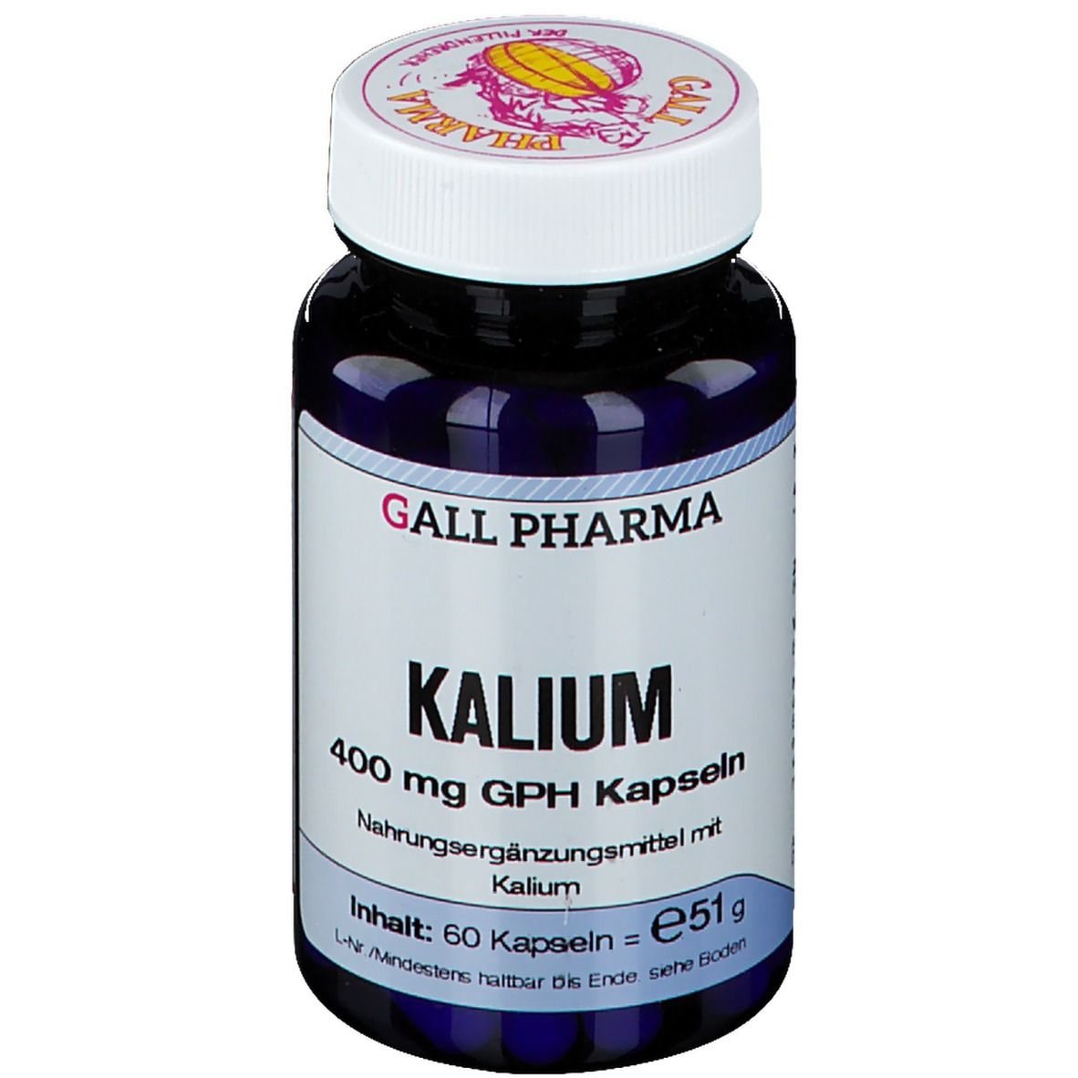 Kalium 400 mg GPH Kapseln 60 St Kapseln