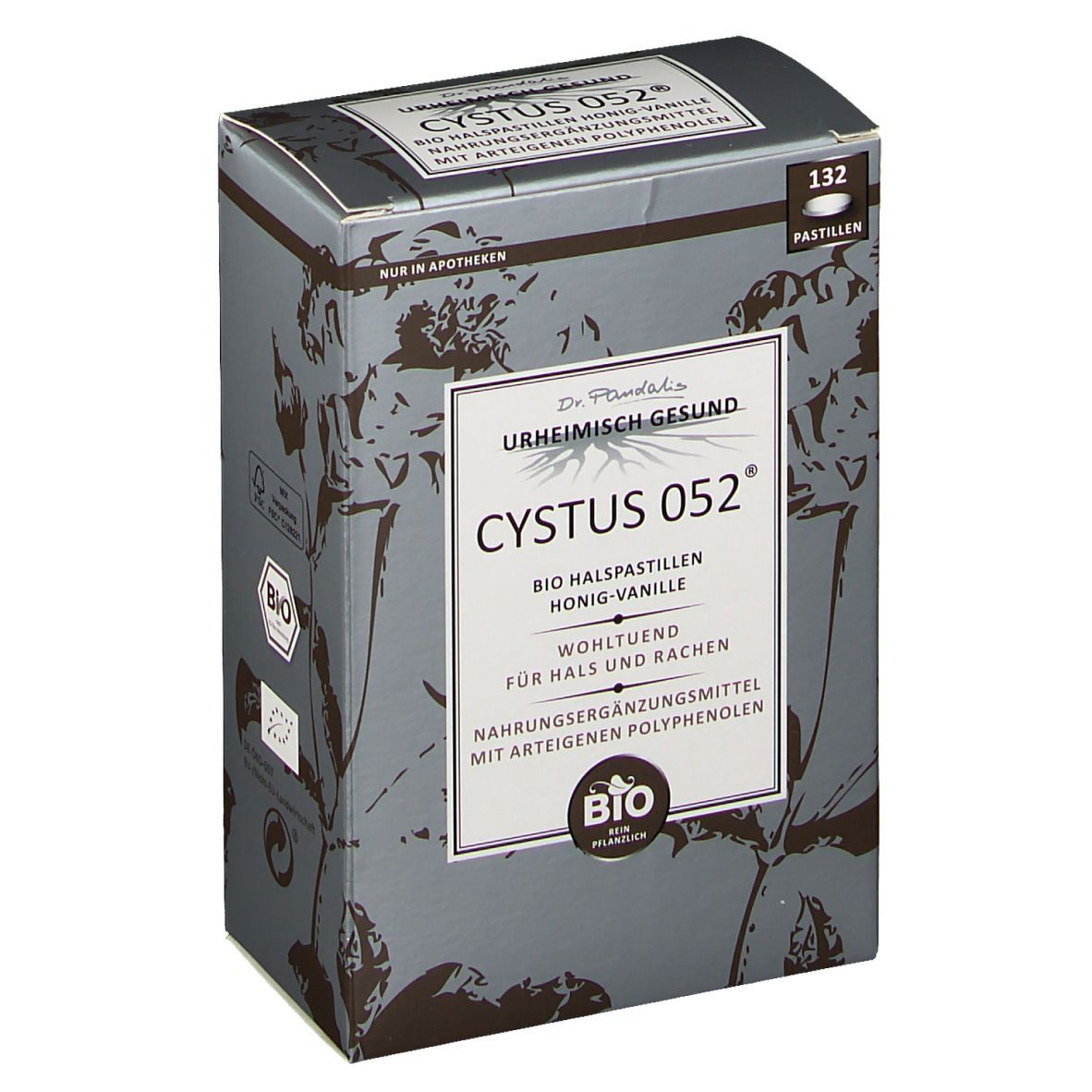 Cystus 052® Bio Halspastillen – Honig-Vanille 132 St Pastillen