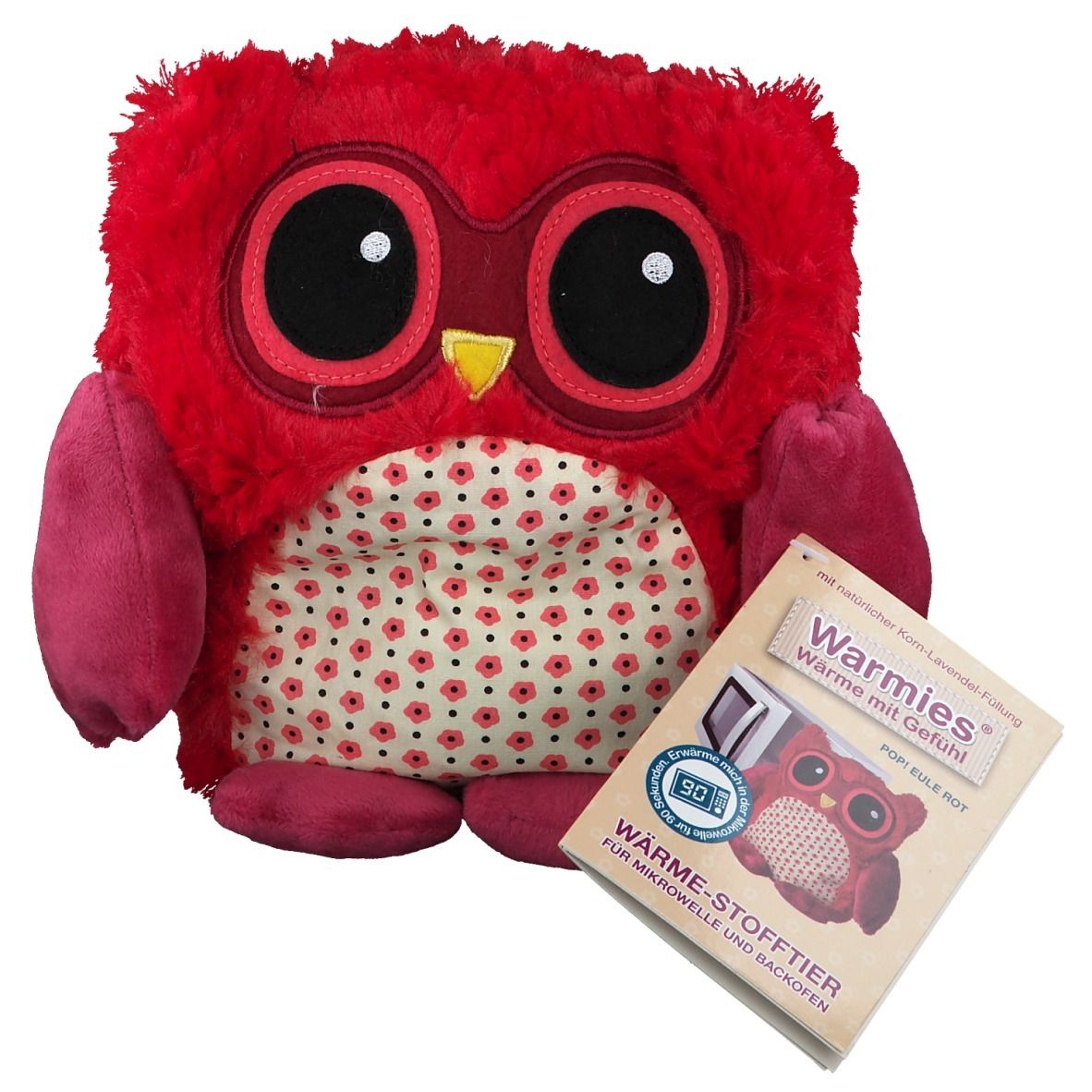 Warmies POP Eule rot 1 St Wärmekissen
