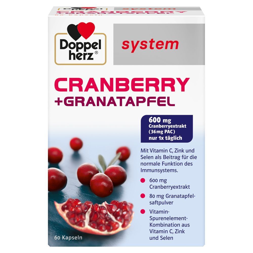 system Cranberry + Granatapfel 60 St Kapseln