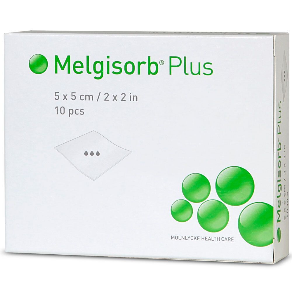 Melgisorb® Plus 5 x 5 cm steril 10 St Verband