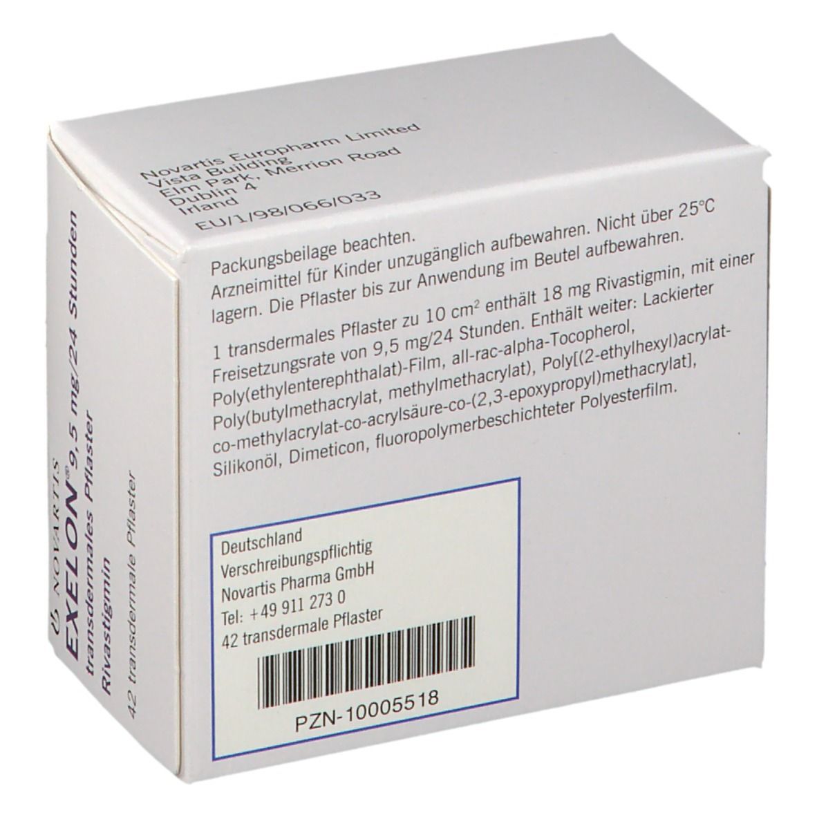 Exelon® 9,5 mg/24 Stunden