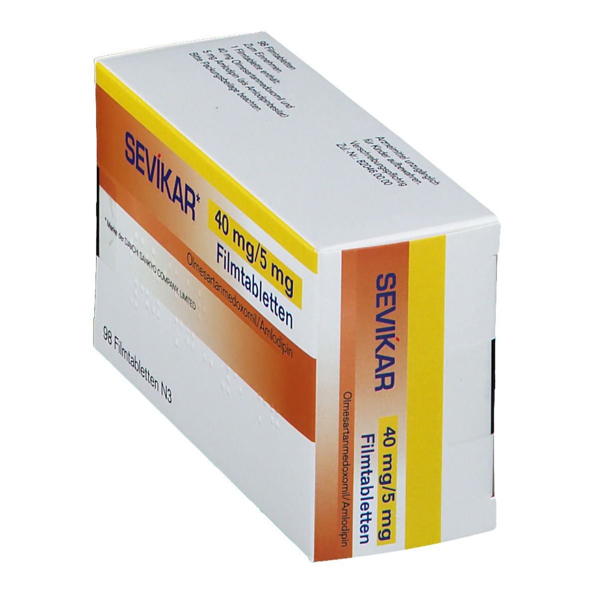 Sevikar 40 mg/5 mg Filmtabletten 98 St