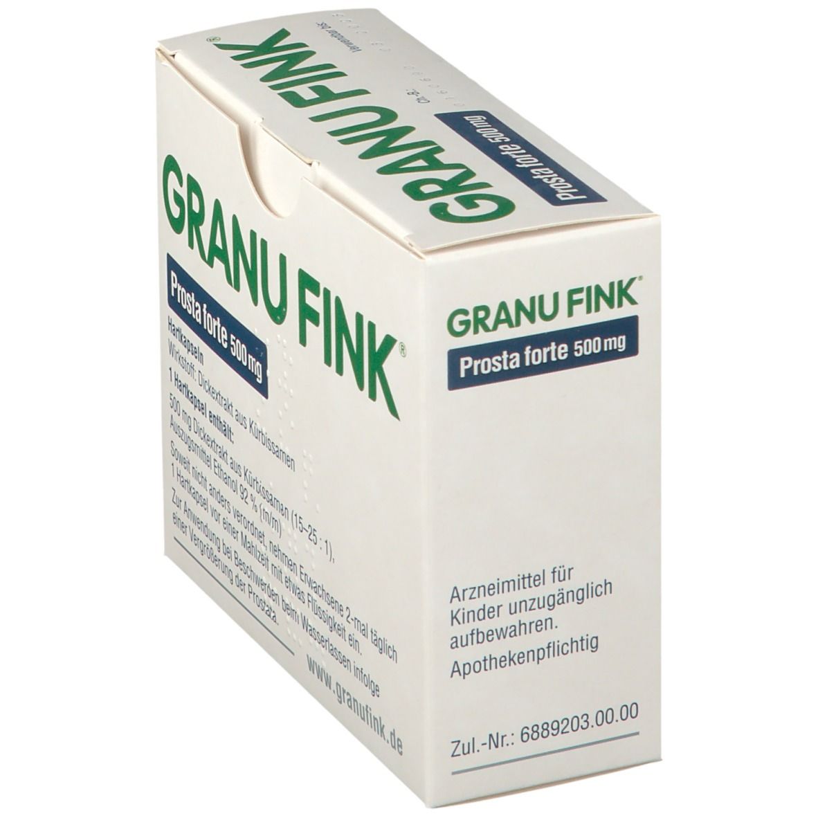 GRANU FINK® Prosta forte 500 mg 80 St - shop-apotheke.com