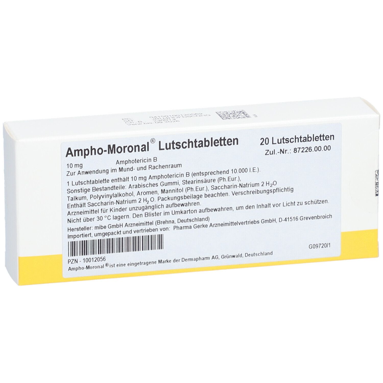 AMPHO-MORONAL Lutschtabletten 10 mg