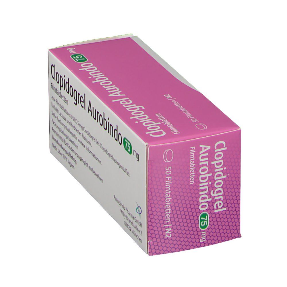 Clopidogrel Aurobindo 75 mg Filmtabletten 50 St