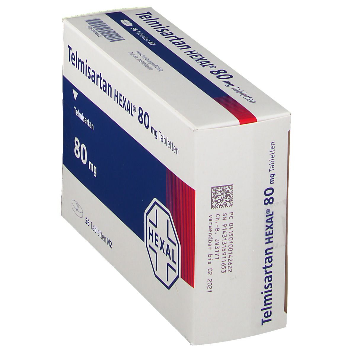 Telmisartan Hexal 80 mg Tabletten 56 St