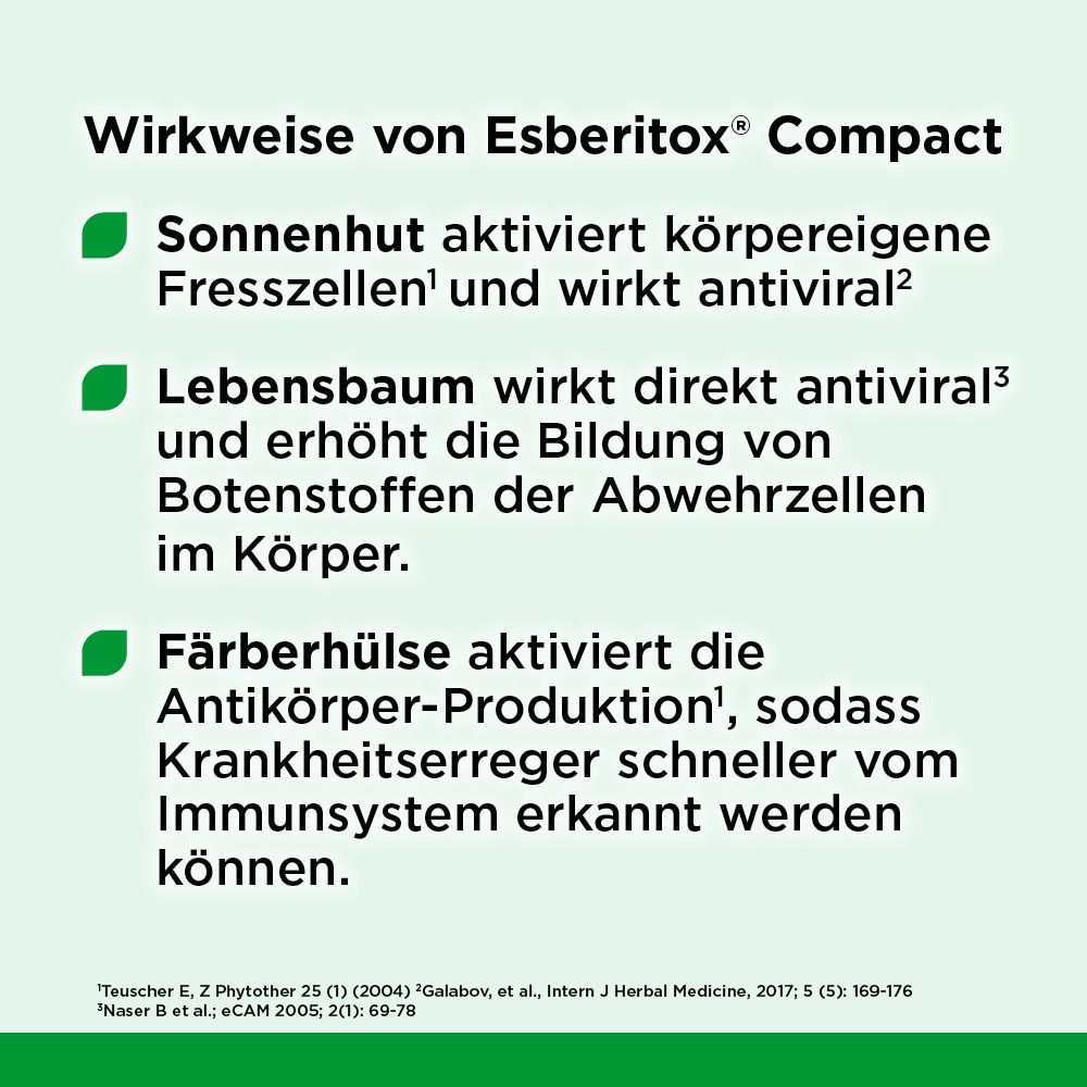 Esberitox COMPACT Tabletten bei Erkältungskrankheiten