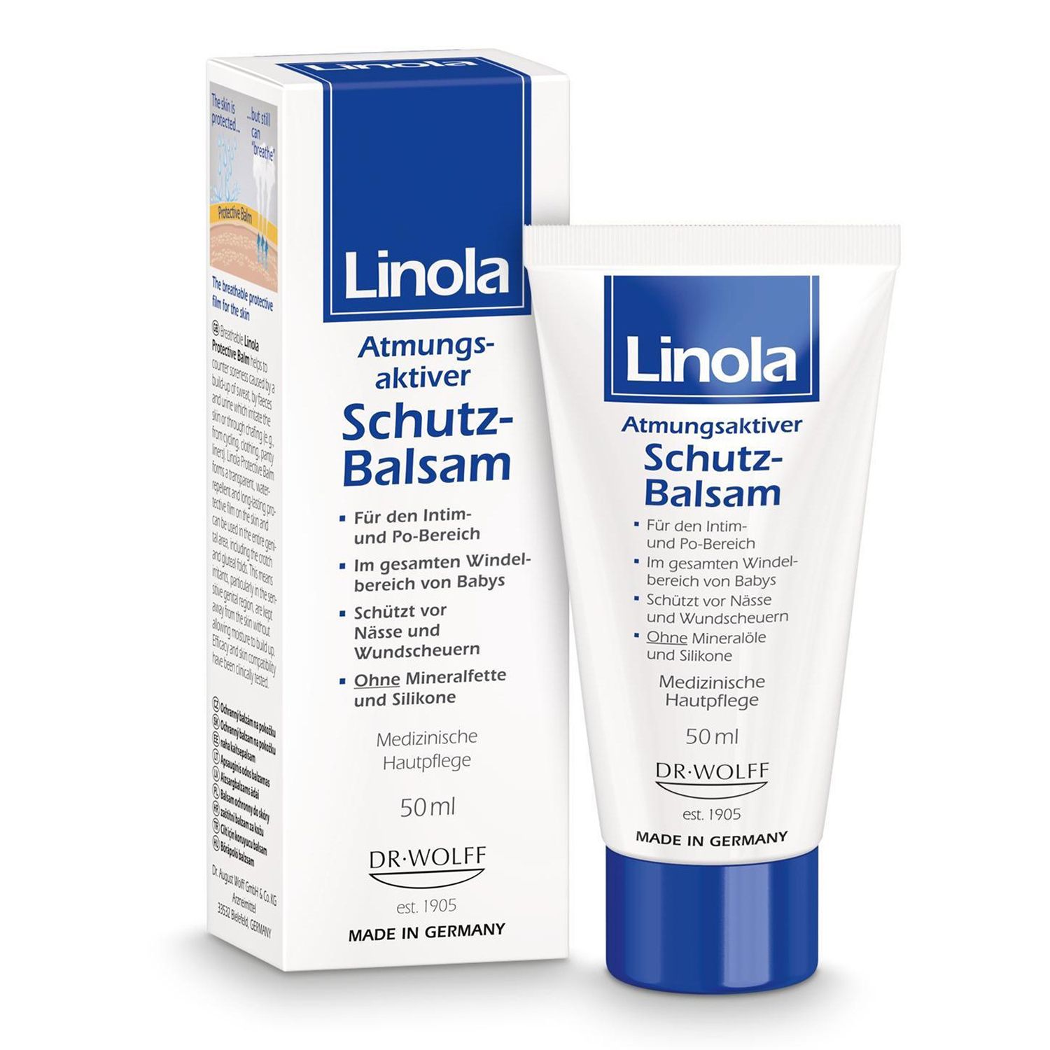 Linola Schutz-Balsam: Wundschutzcreme bei Hautwolf oder gereizter Haut