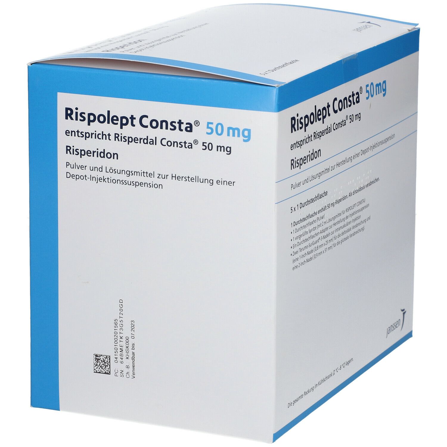 Rispolept Consta 50 mg Plv.u.LM H.Depot-Inj.-Susp. 5 St PLD new