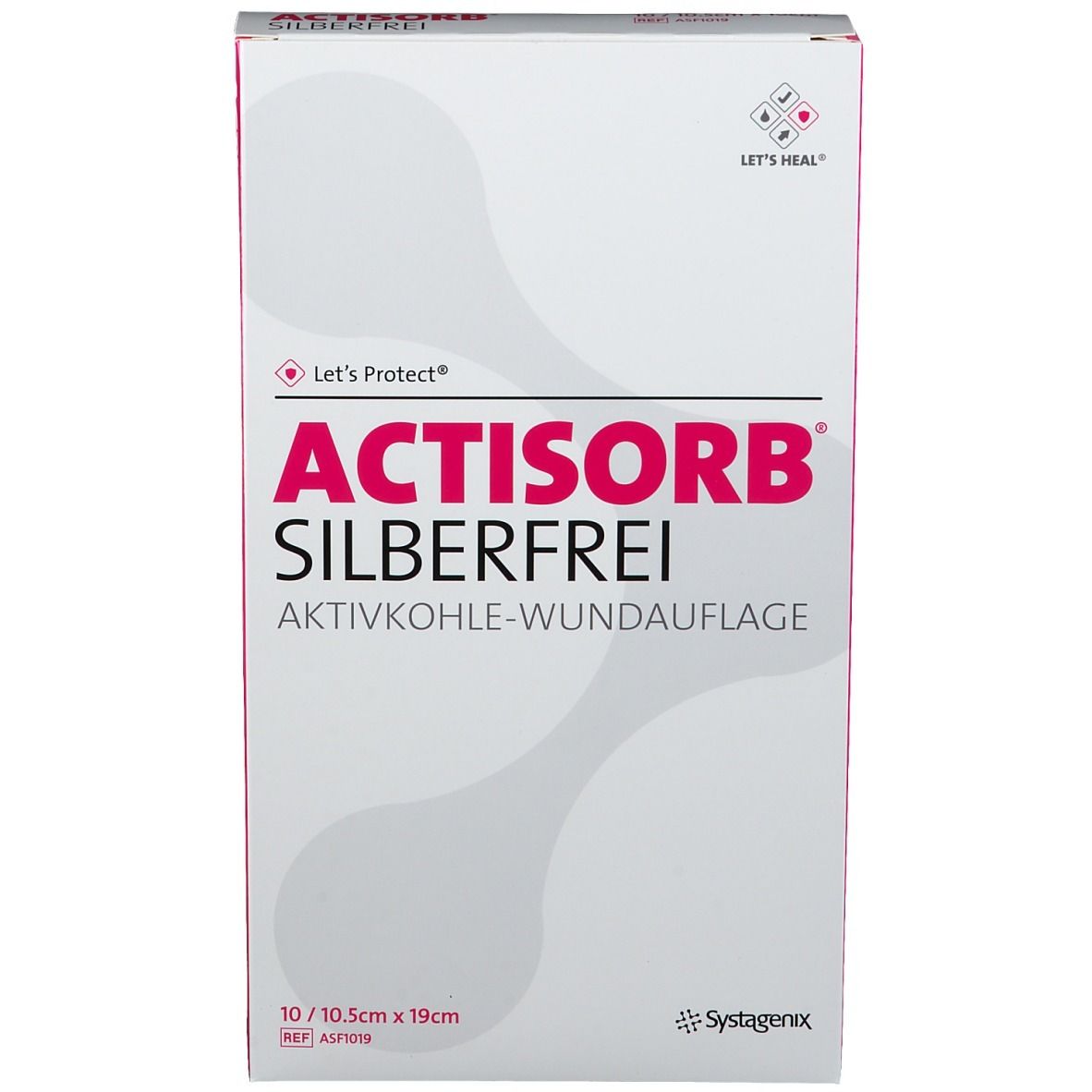 Actisorb® Silberfrei 10,5 x 19cm