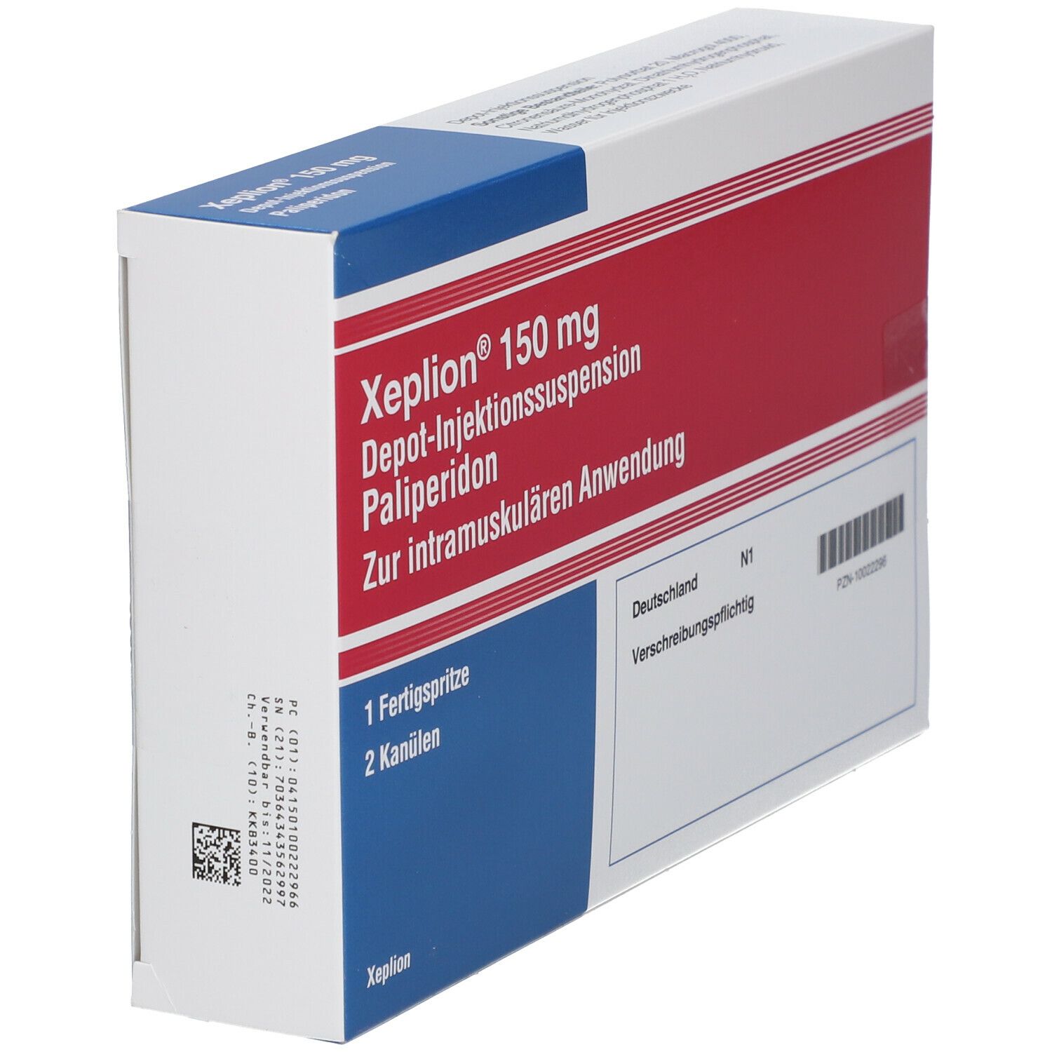 Xeplion 150 mg Depot-Injektionssusp.i.e.Fertigspr. 1 St Depot-Injektionssuspension