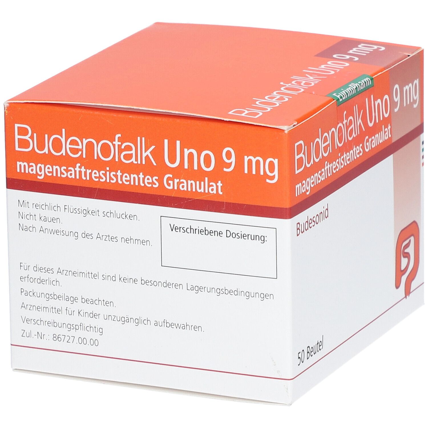 Budenofalk Uno 9 mg magensaftresistentes Granulat 50 St Magensaftresistentes