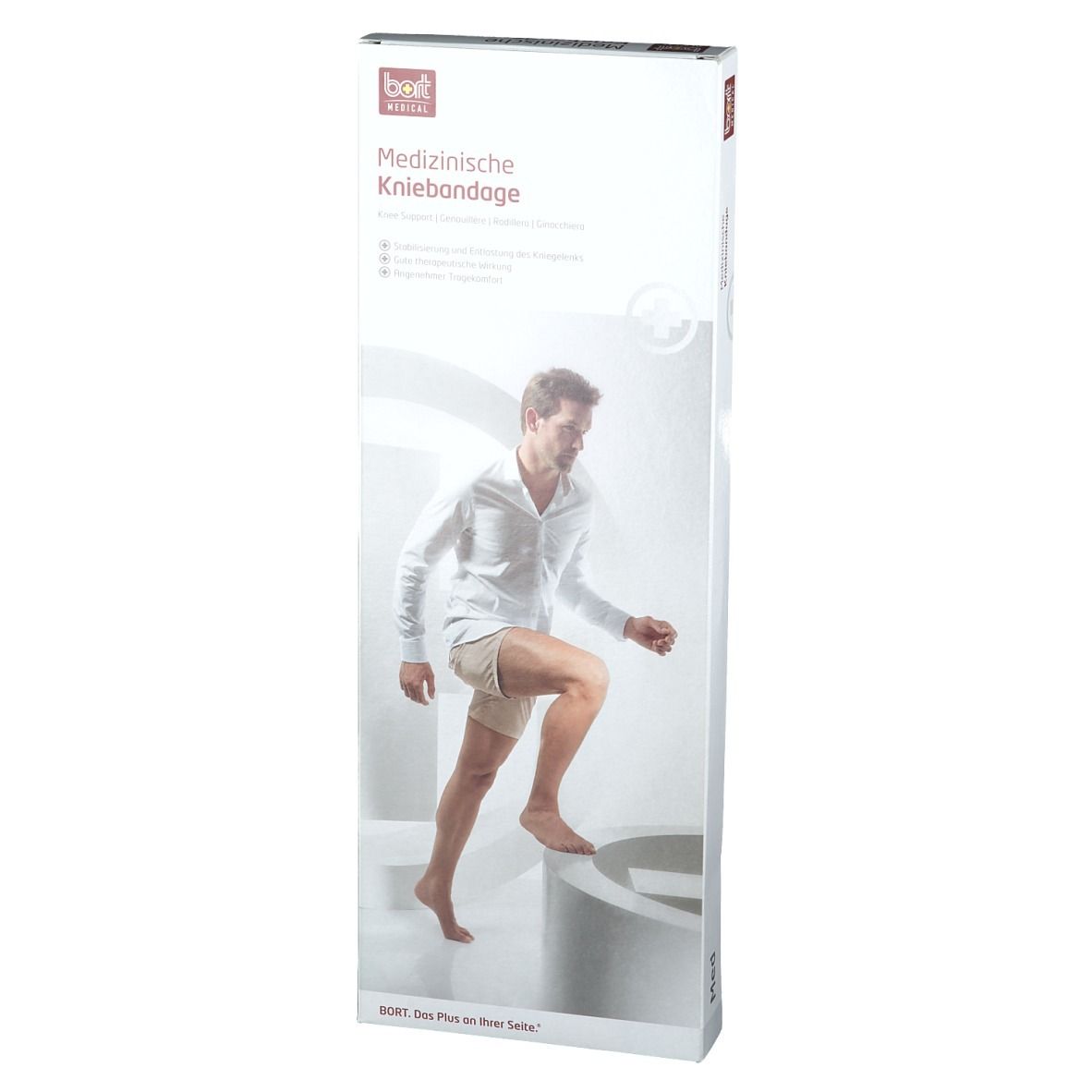 BORT activemed Kniebandage Gr. L silber