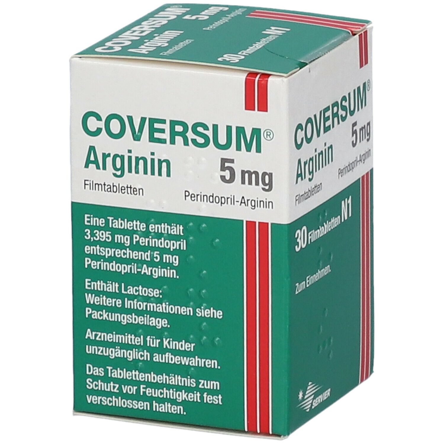 Coversum Arginin 5 mg Filmtabletten 30 St