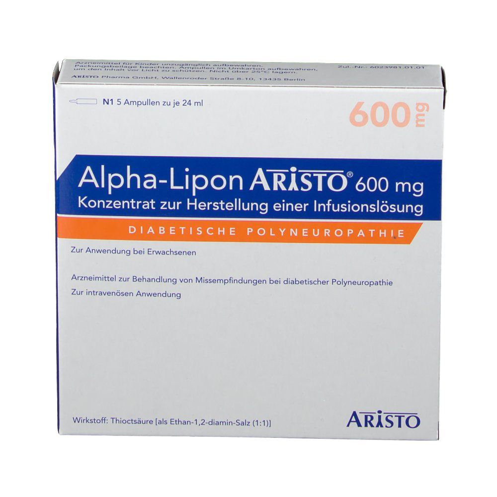 Alpha Lipon Aristo® 600 mg Ampullen
