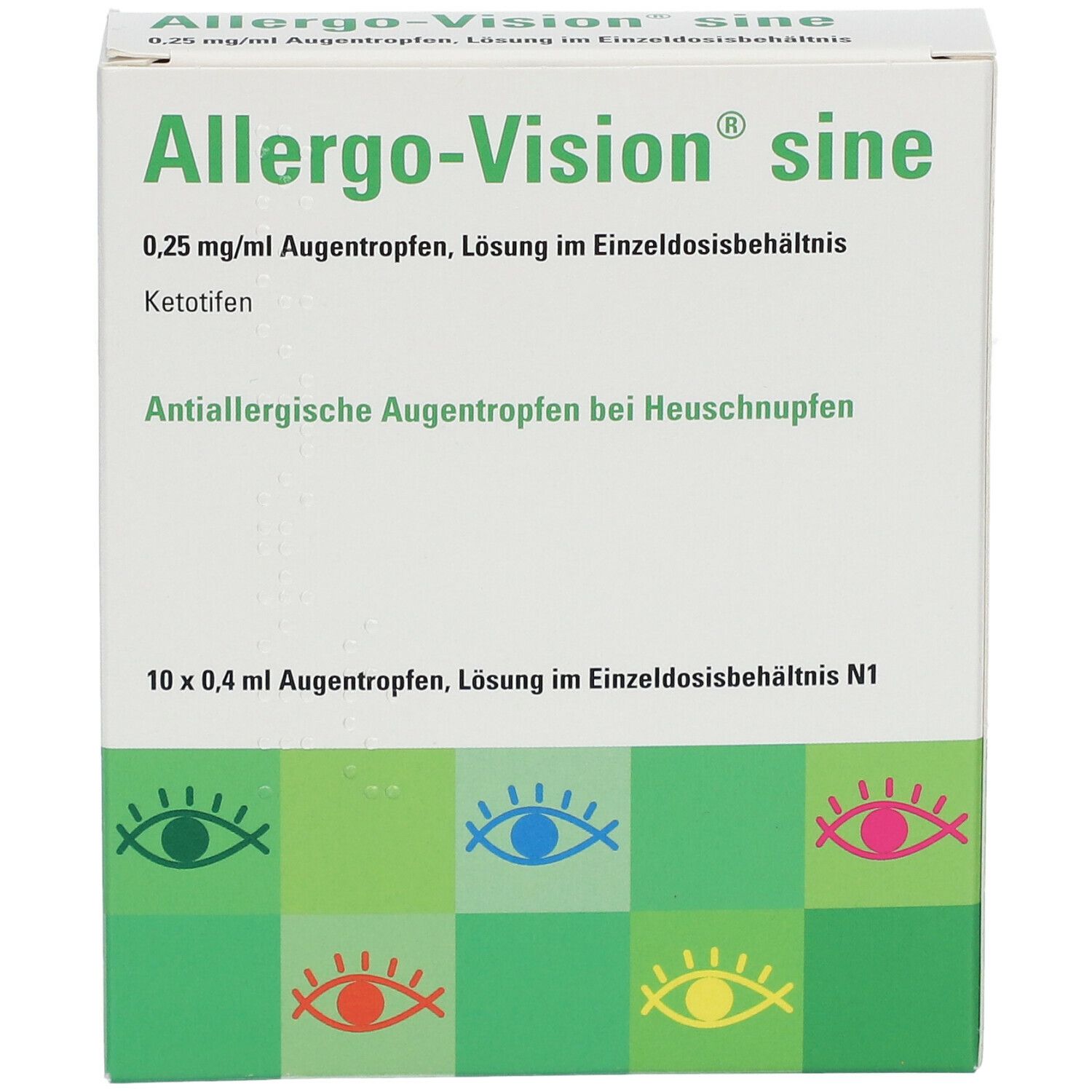 Allergo-Vision® sine 0,25 mg/ml Augentropfen