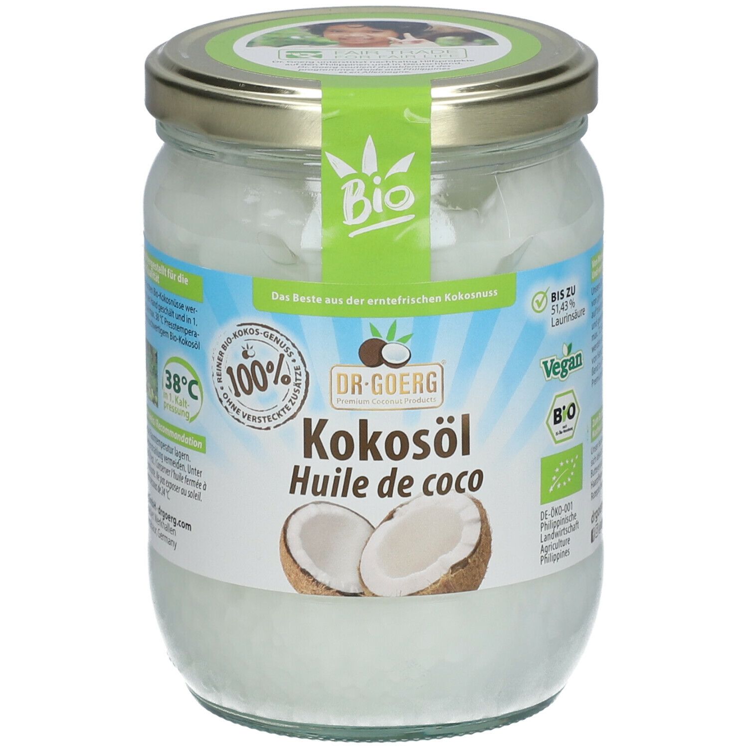 Dr.goerg Bio-Kokosöl 500 ml Öl