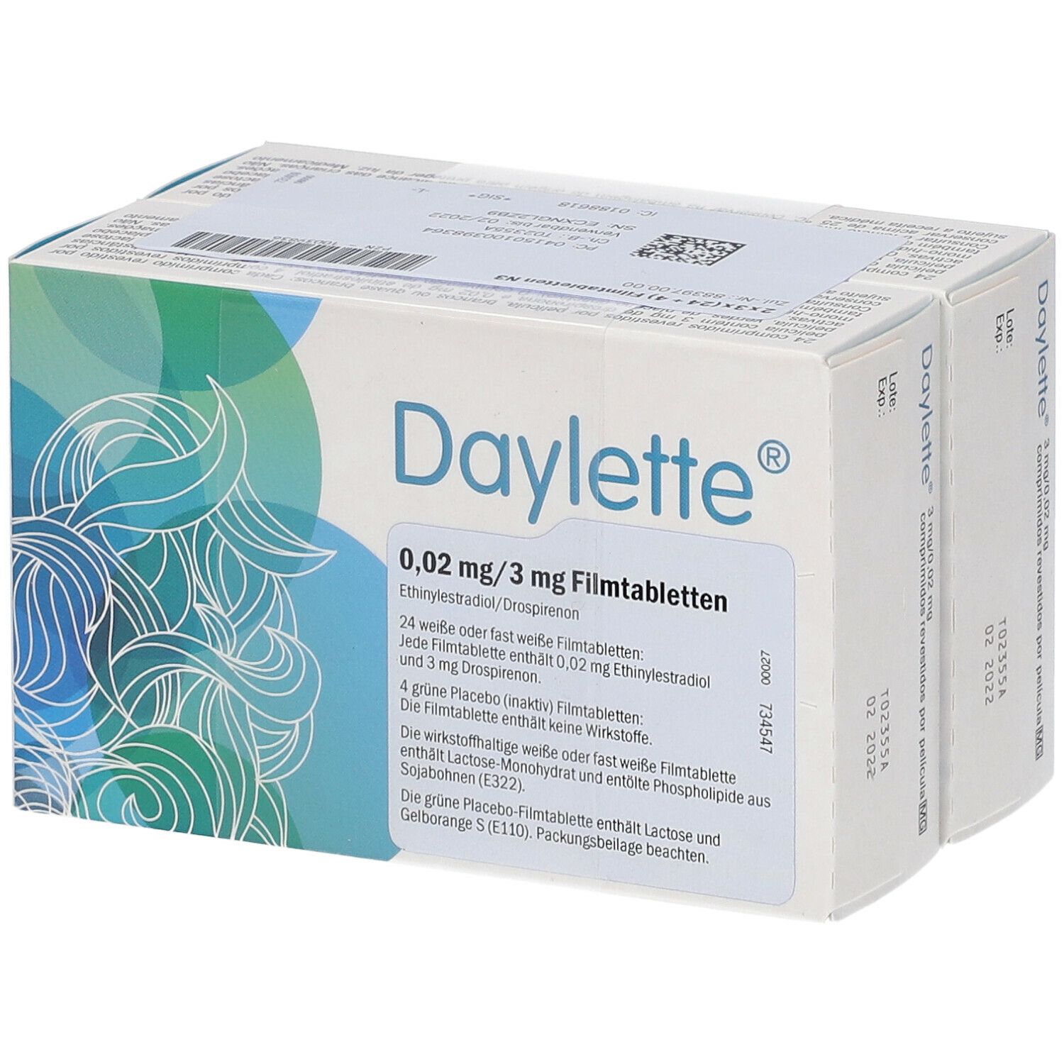 Daylette 0,02 mg/3 mg
