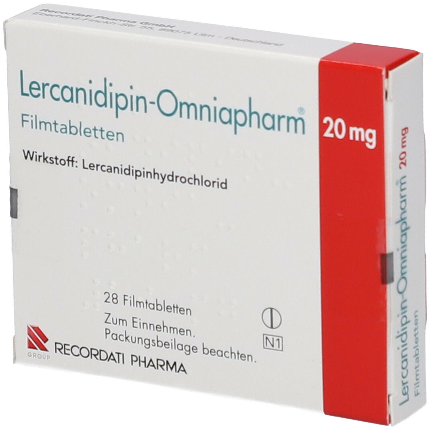 Lercanidipin Omniapharm 20 mg