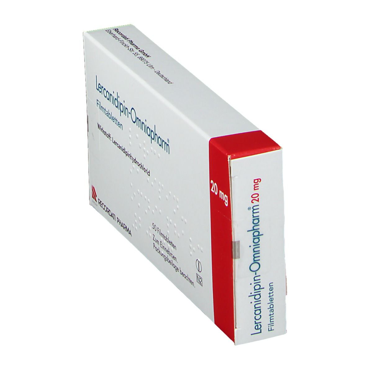 Lercanidipin Omniapharm 20 mg Filmtabletten 50 St