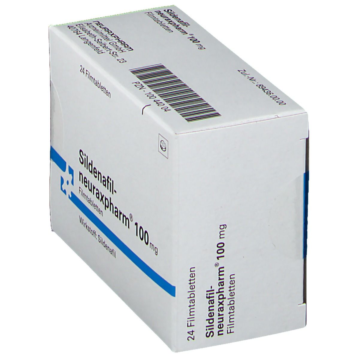 SILDENAFIL-neuraxpharm 100 mg Filmtabletten 24 St