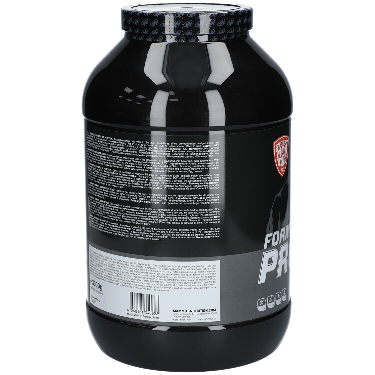 Mammut Formel 90 Protein Vanille Pulver 3000 g