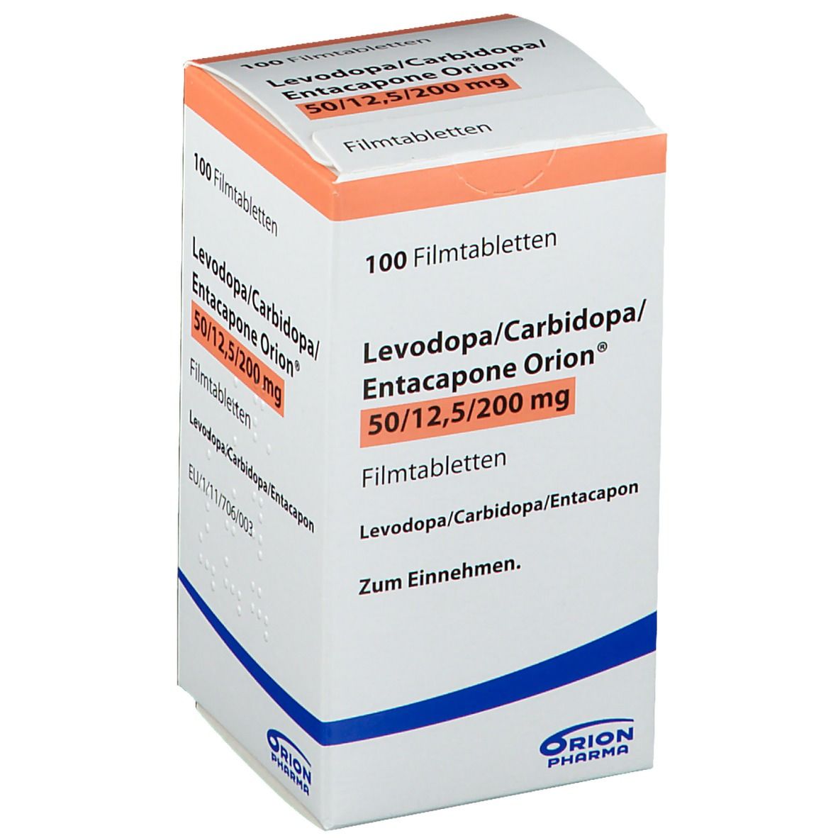 Levodopa/Carbidopa/Entacapone Orion® 50 mg/12,5 mg/200 mg