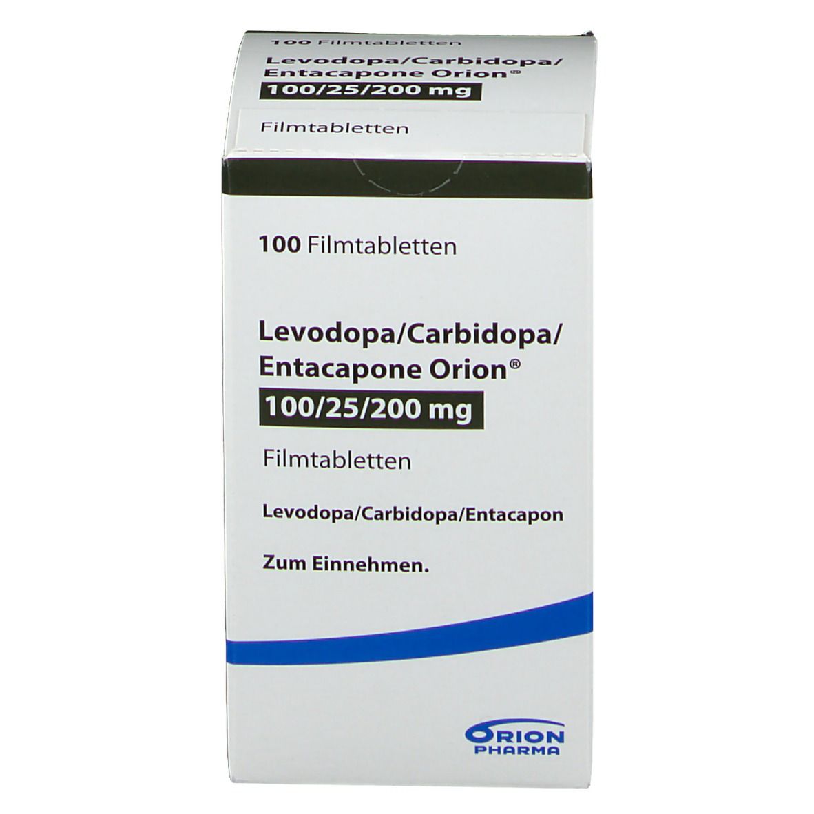 LEVODOPA/Carbidopa/Entacapone Orion 100 mg/25 mg/200 mg