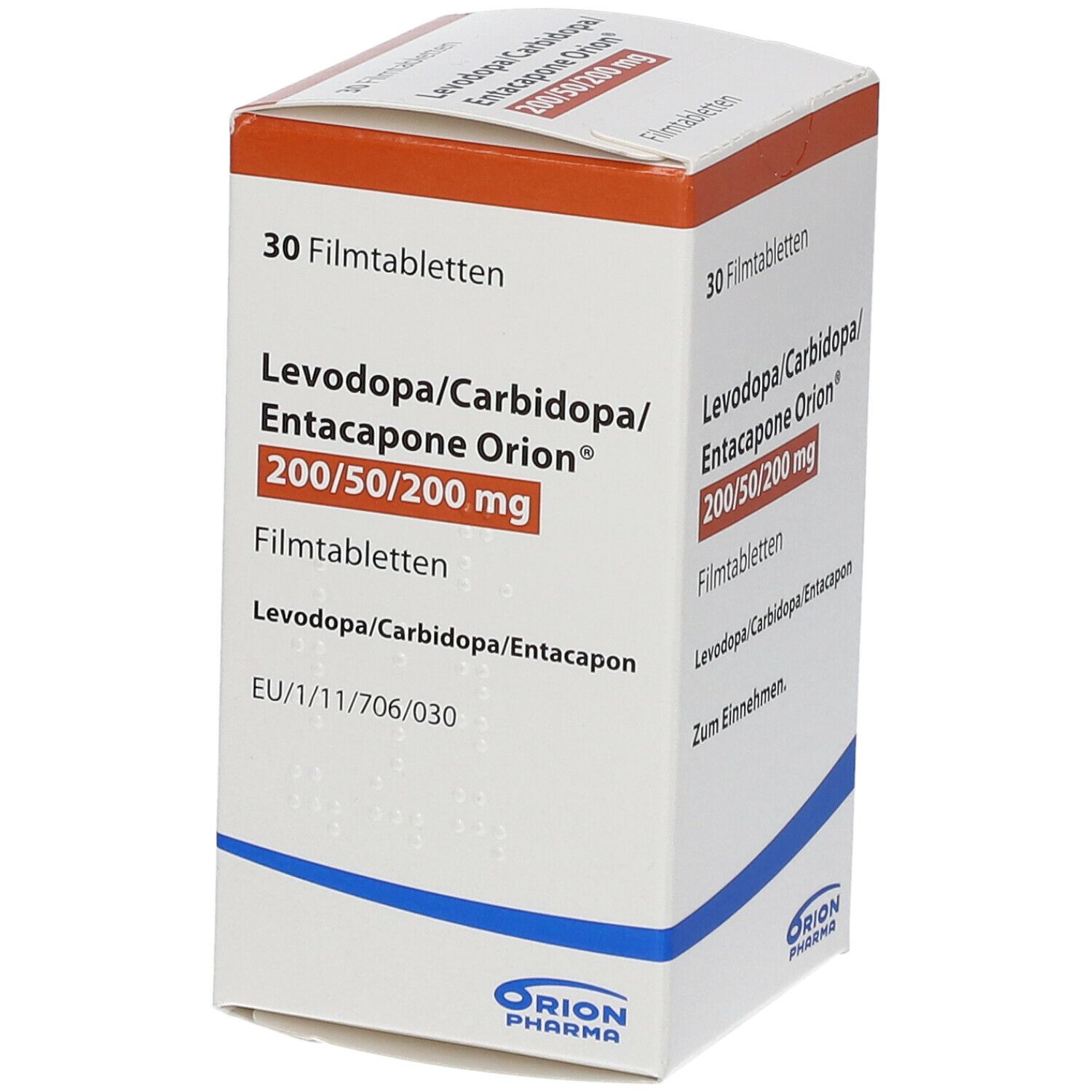 Levodopa/Carbidopa/Entacapone Orion® 200 mg/50 mg/200 mg