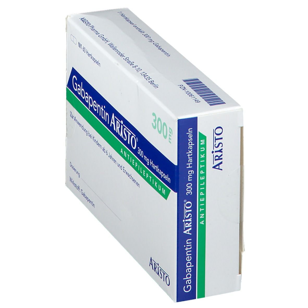 Gabapentin Aristo 300 mg Hartkapseln 60 St