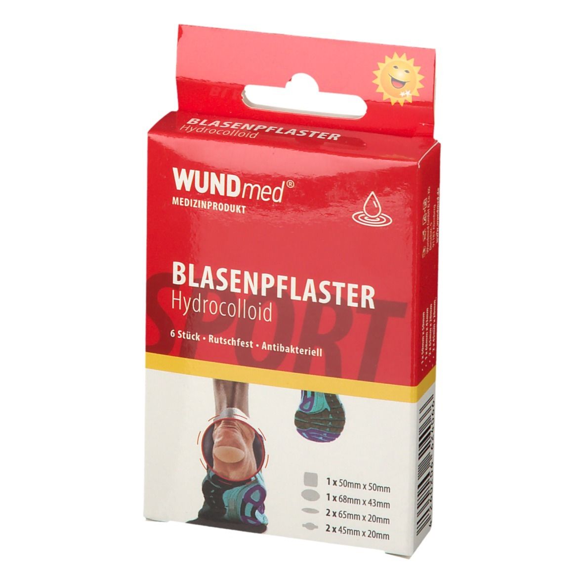 WUNDmed® Transparente Blasenpflaster Hydrocolloid