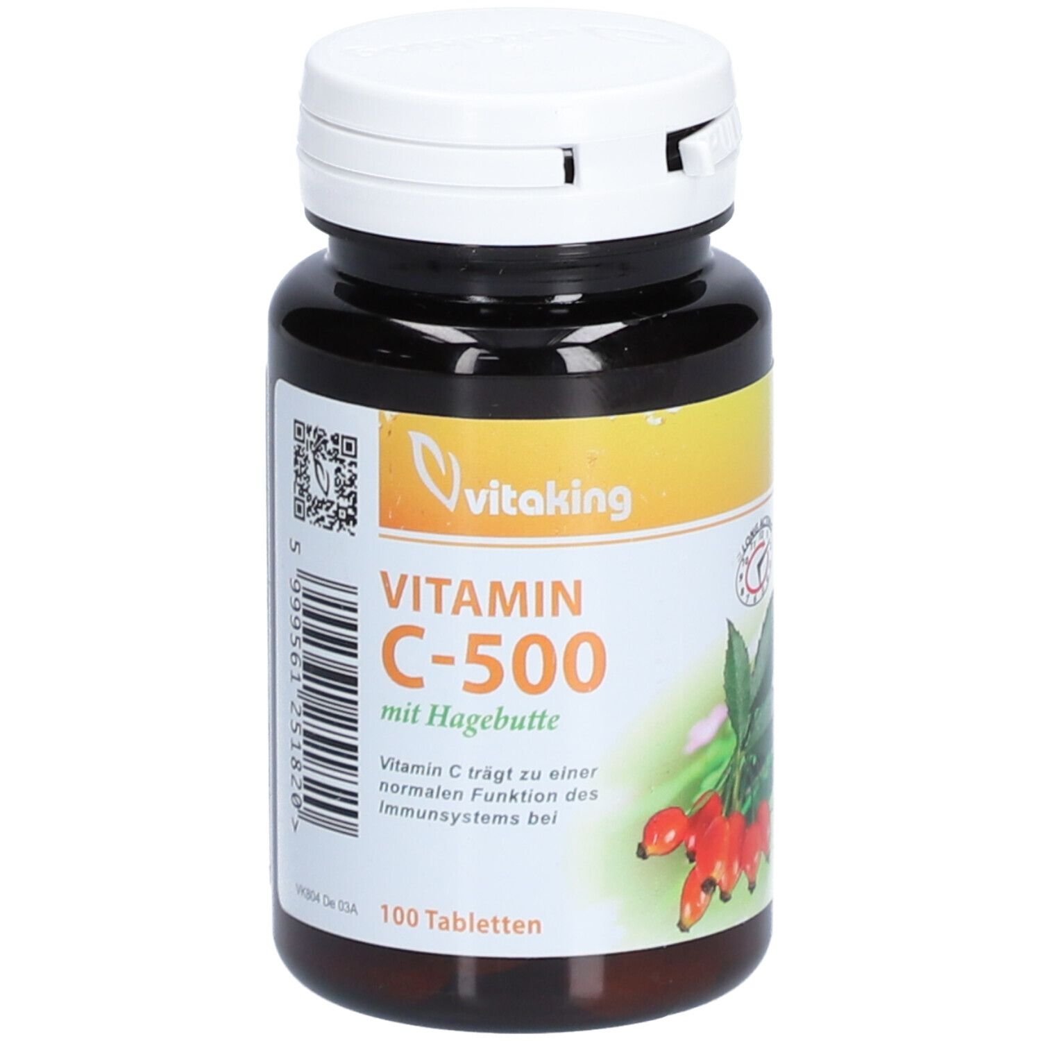 vitaking VITAMIN C 500mg Tabletten mit Hagebutte