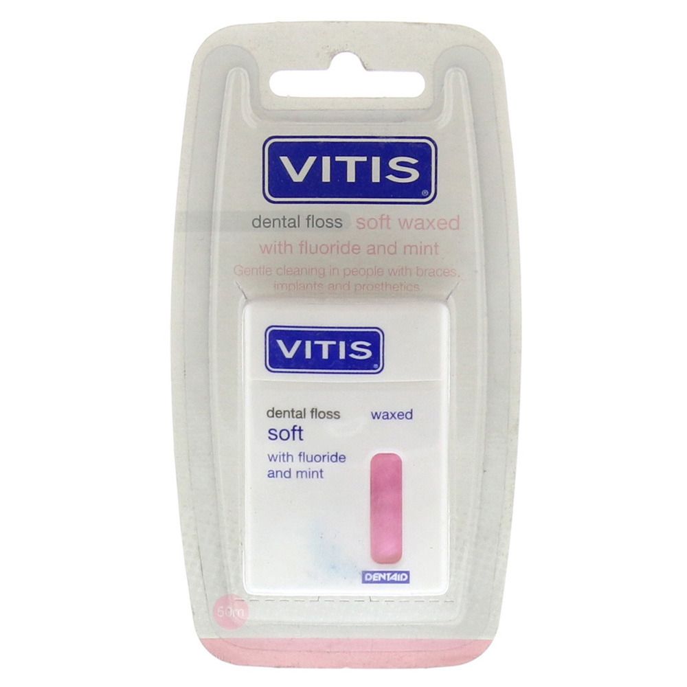 Vitis® whitening Zahnfloss gewachst