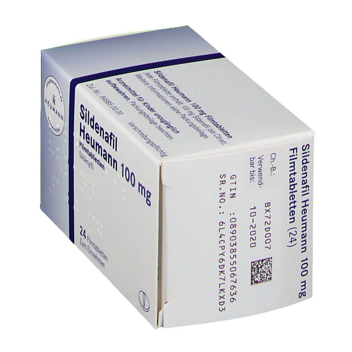 Sildenafil Heumann 100 mg Filmtabletten 24 St