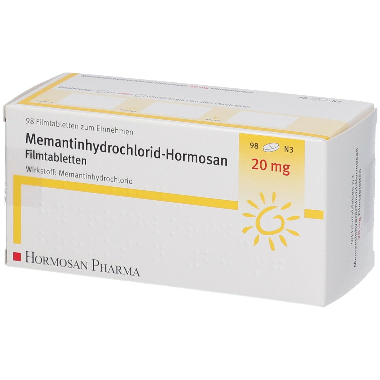 Memantinhydrochlorid-Hormosan 20 mg