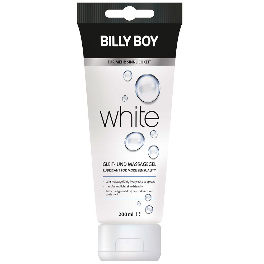 BIlLY BOY white Gleit- und Massagegel