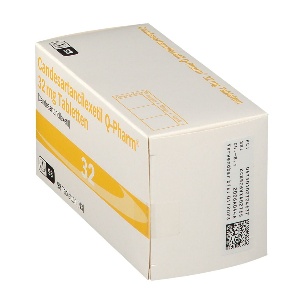 Candesartancilexetil Q-Pharm 32 mg