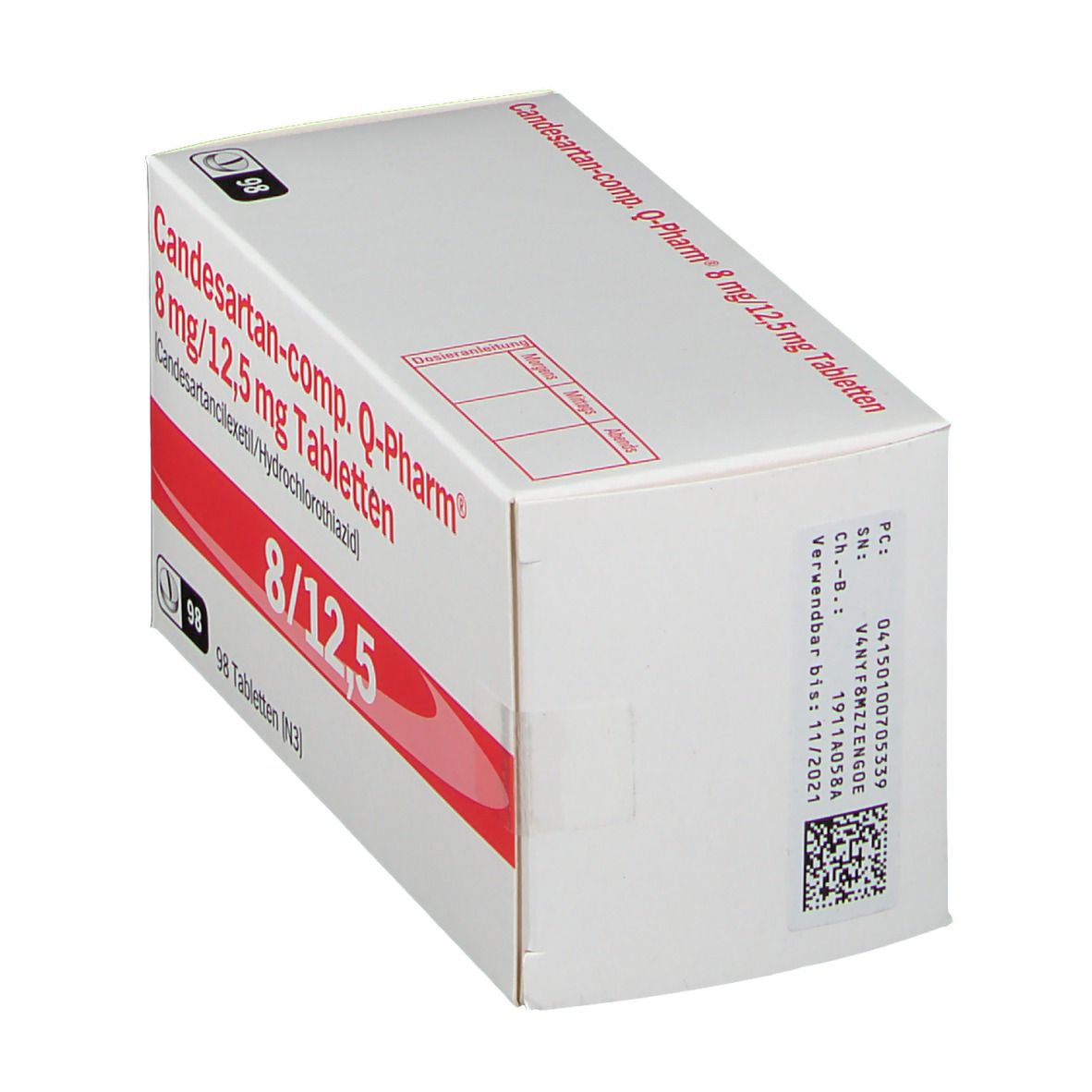 Candesartan-comp. Q-Pharm® 8 mg/12,5 mg