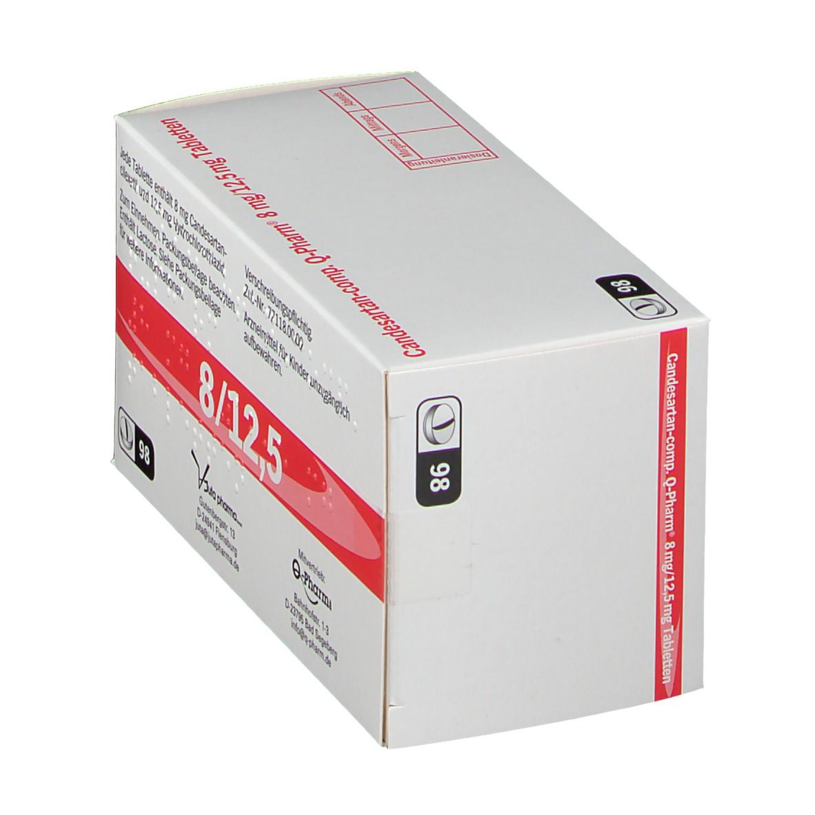 Candesartan-comp. Q-Pharm® 8 mg/12,5 mg