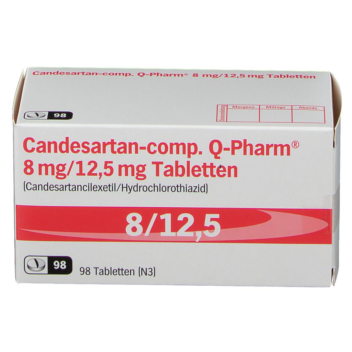 Candesartan-comp. Q-Pharm® 8 mg/12,5 mg