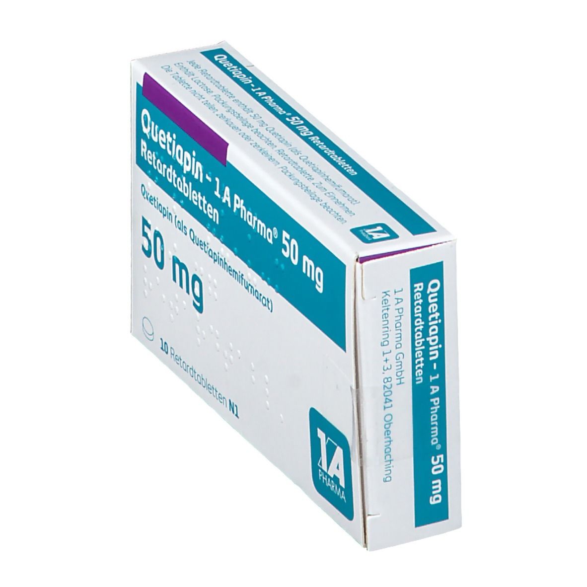 Quetiapin - 1 A Pharma® 50 mg