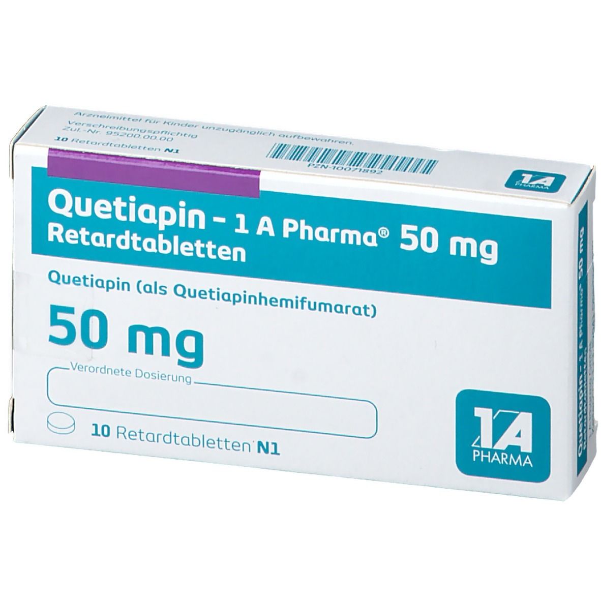 Quetiapin - 1 A Pharma® 50 mg