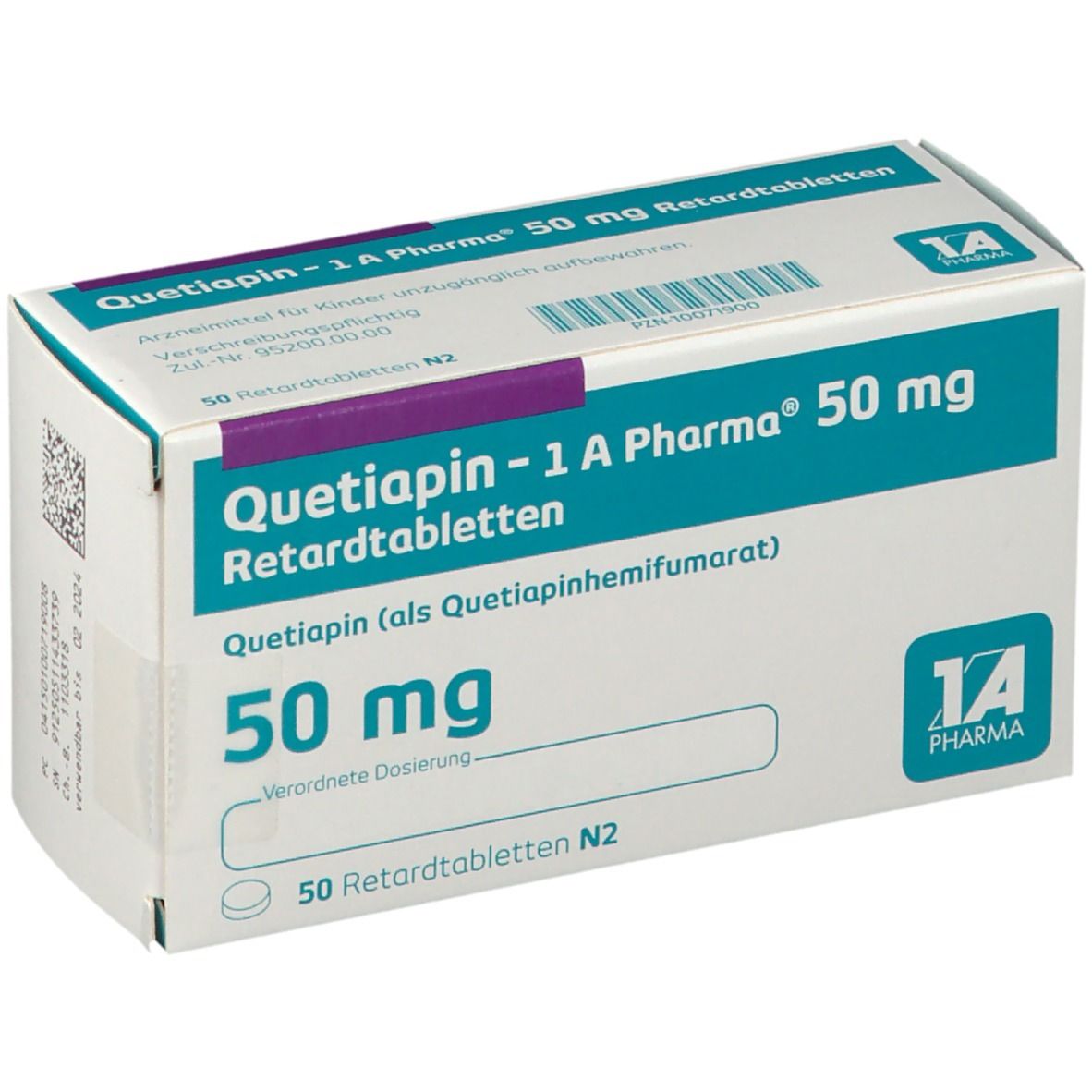 Quetiapin 1A Pharma® 50Mg