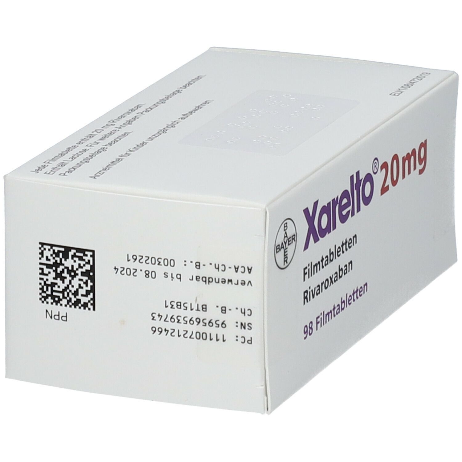 Xarelto® 20Mg Pen 98 St Mit Dem E-Rezept Kaufen - Shop Apotheke