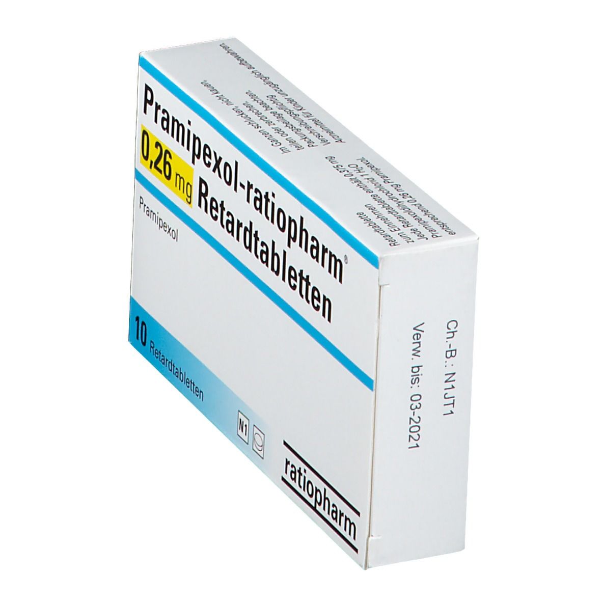 Pramipexol-ratiopharm® 0,26 mg