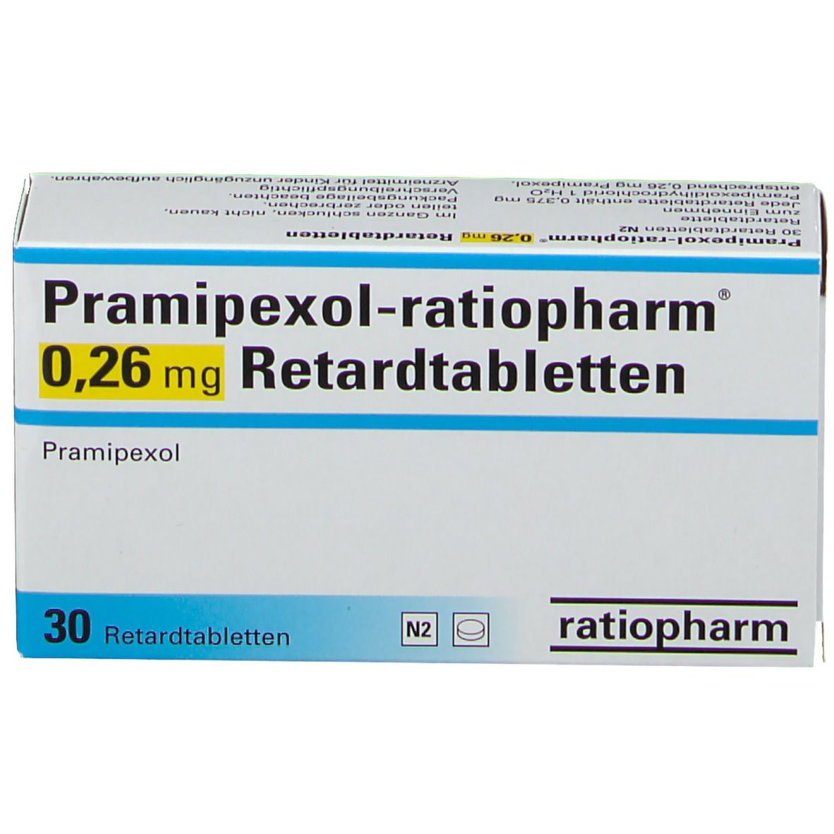 Pramipexol-ratiopharm® 0,26 mg