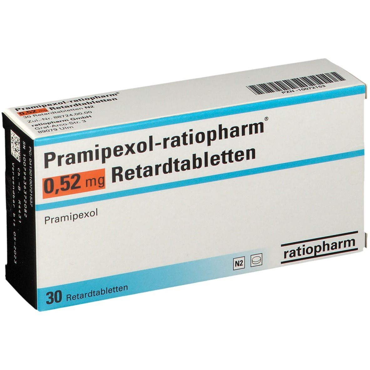 Pramipexol-ratiopharm® 0,52 mg